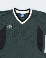Vintage 90's Umbro Patterned Lighting Football Shirt - XL