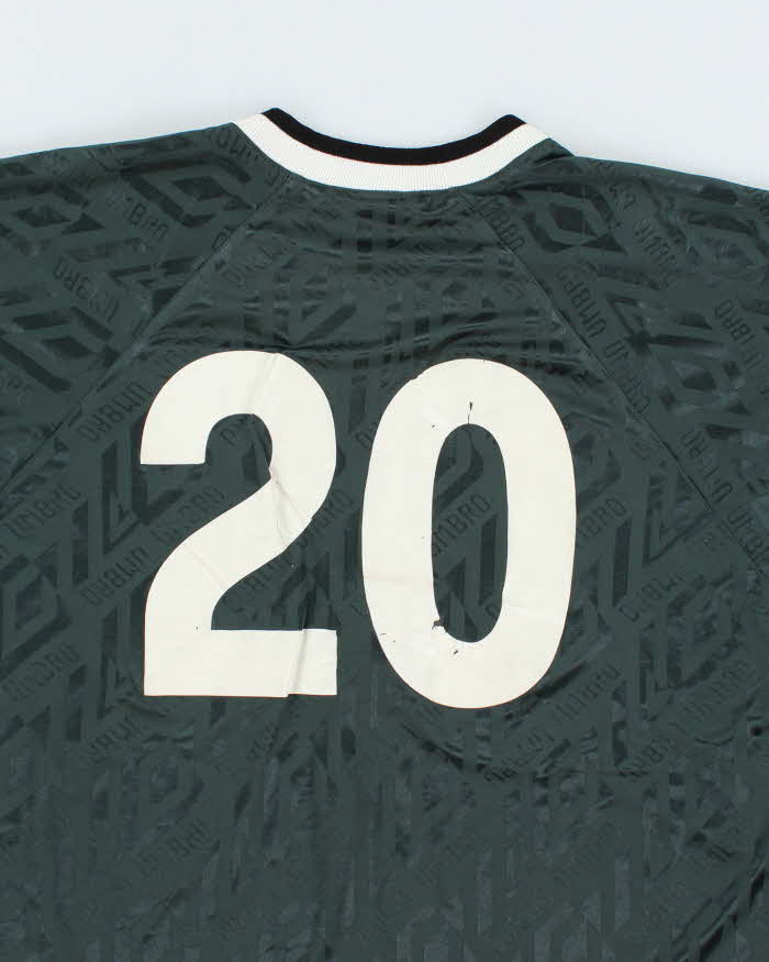 Vintage 90's Umbro Patterned Lighting Football Shirt - XL