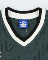Vintage 90's Umbro Patterned Lighting Football Shirt - XL