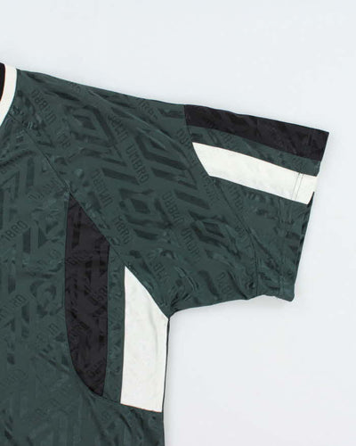 Vintage 90's Umbro Patterned Lighting Football Shirt - XL