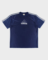 Vintage Y2K Adidas Embroidered Logo Training Shirt - XL