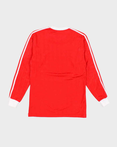 Vintage DSWT 80's Adidas Striped Long-sleeved Football Shirt - M