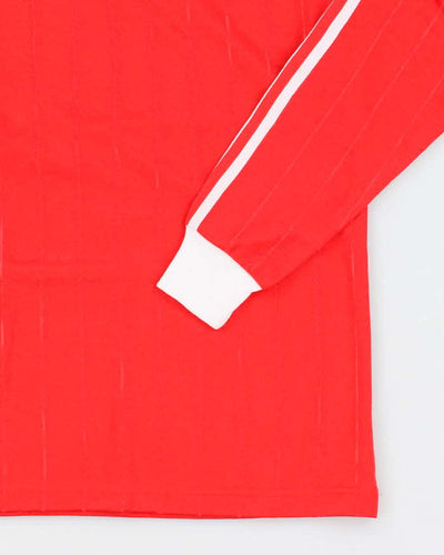 Vintage DSWT 80's Adidas Striped Long-sleeved Football Shirt - M