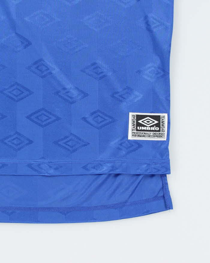 Vintage 90's Umbro Patterned Lightweight Football Jersey - L