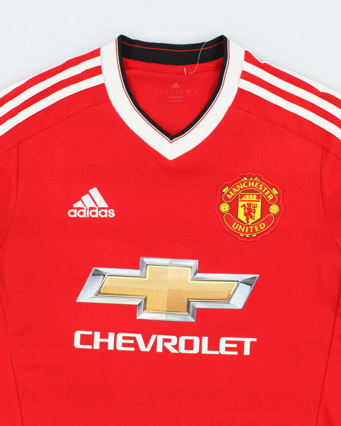 Vintage Adidas Manchester United Home Football Shirt - S