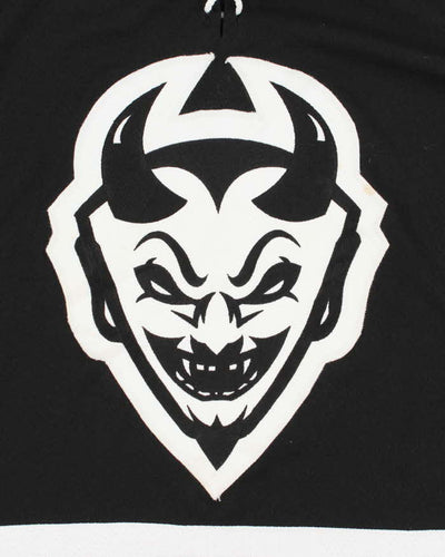 Vintage 2000's Devil Graphic Oversized Hockey Jersey - M