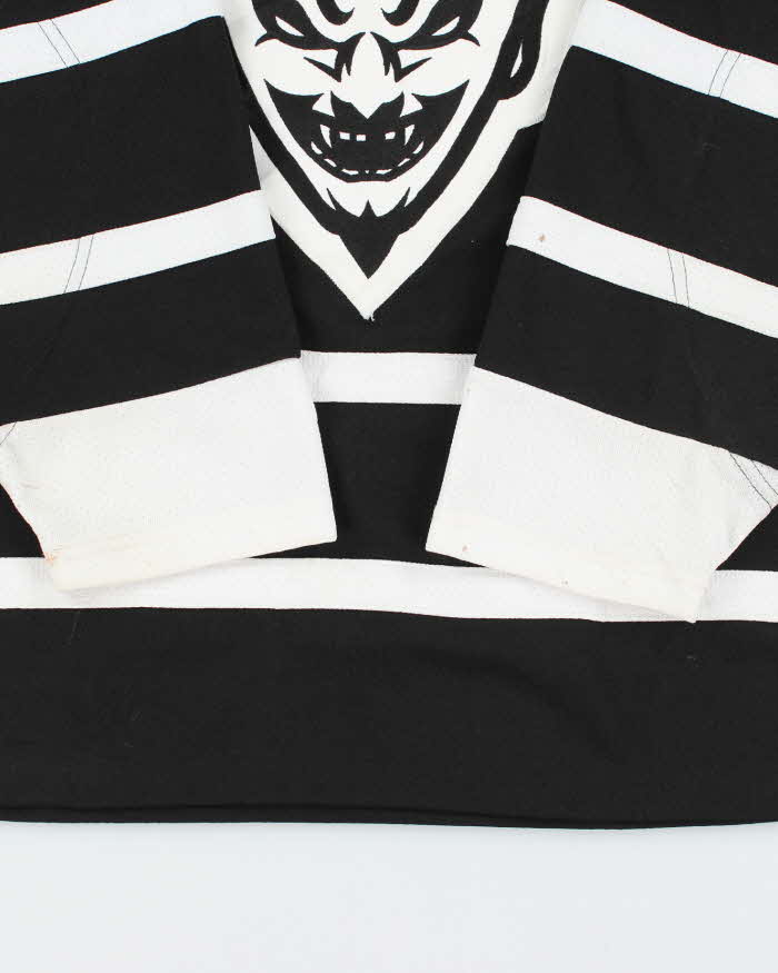 Vintage 2000's Devil Graphic Oversized Hockey Jersey - M