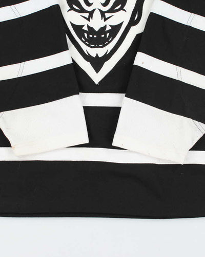 Vintage 2000's Devil Graphic Oversized Hockey Jersey - M