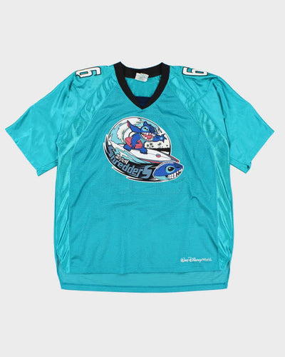 Vintage Disney Stitch Shredders Oversized Football Jersey - XL