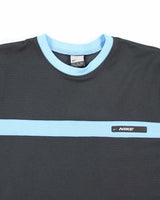 Vintage 2000's Nike Centre Striped Long-sleeved Sports Shirt - L