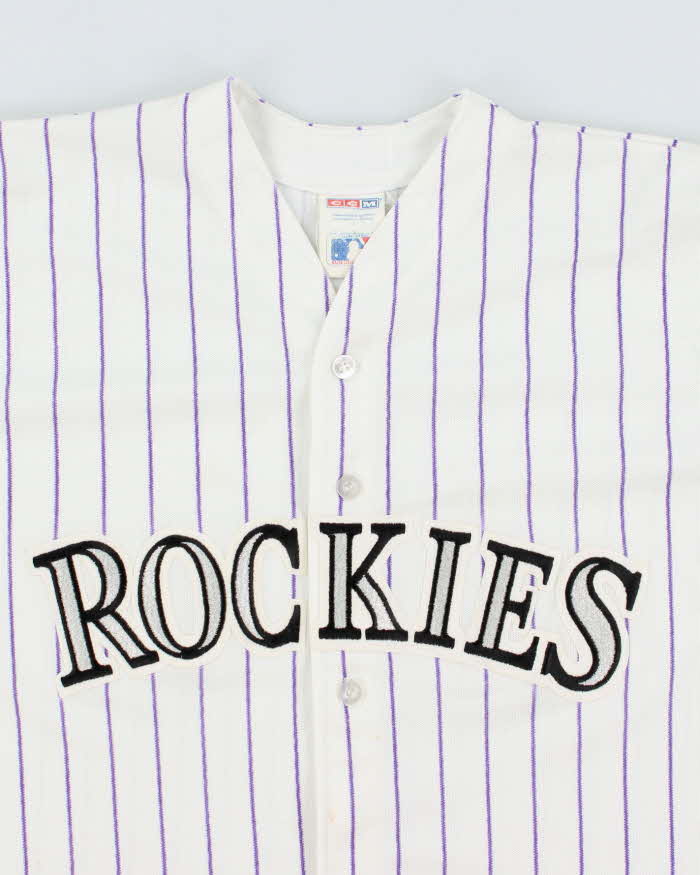 Vintage 90's CCM Colorado Rockies MLB Baseball Jersey - L