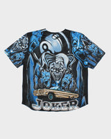 Vintage Y2K Joker All Over Print Button Up Jersey - XL