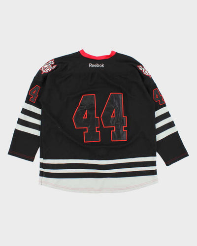 Vintage Chicago Blackhawks Skull Emblem Hockey Jersey - XL