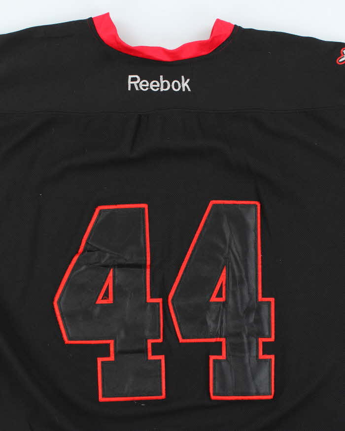 Vintage Chicago Blackhawks Skull Emblem Hockey Jersey - XL