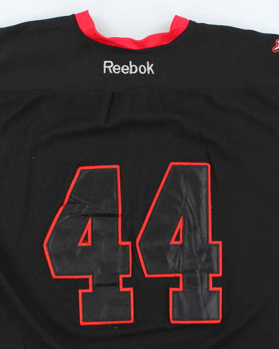 Vintage Chicago Blackhawks Skull Emblem Hockey Jersey - XL
