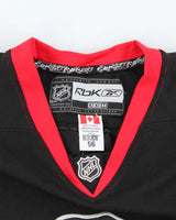 Vintage Chicago Blackhawks Skull Emblem Hockey Jersey - XL