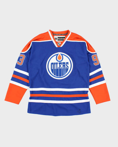 Vintage Reebok Edmonton Oilers NHL Hockey Jersey - XL