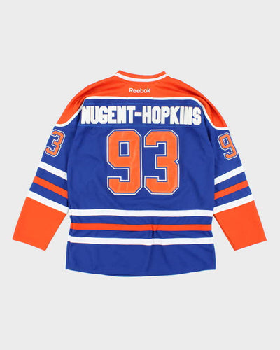 Vintage Reebok Edmonton Oilers NHL Hockey Jersey - XL