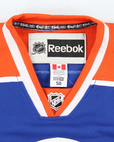 Vintage Reebok Edmonton Oilers NHL Hockey Jersey - XL