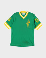 Vintage 80's Trojan Printed American Football Jersey - M