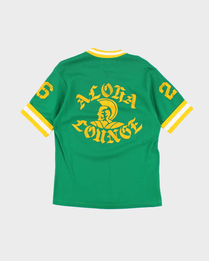 Vintage 80's Trogan Printed American Football Jersey - M