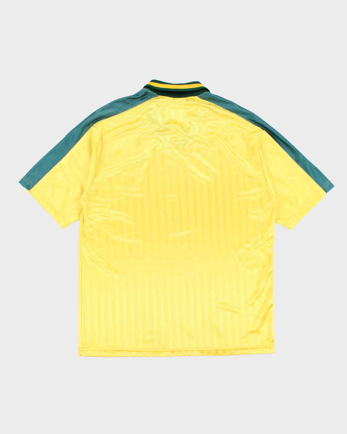 Vintage 90's Brazil Oversized Football Jersey - L