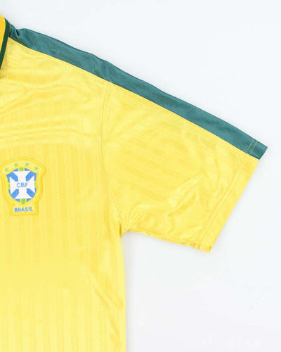 Vintage 90's Brazil Oversized Football Jersey - L