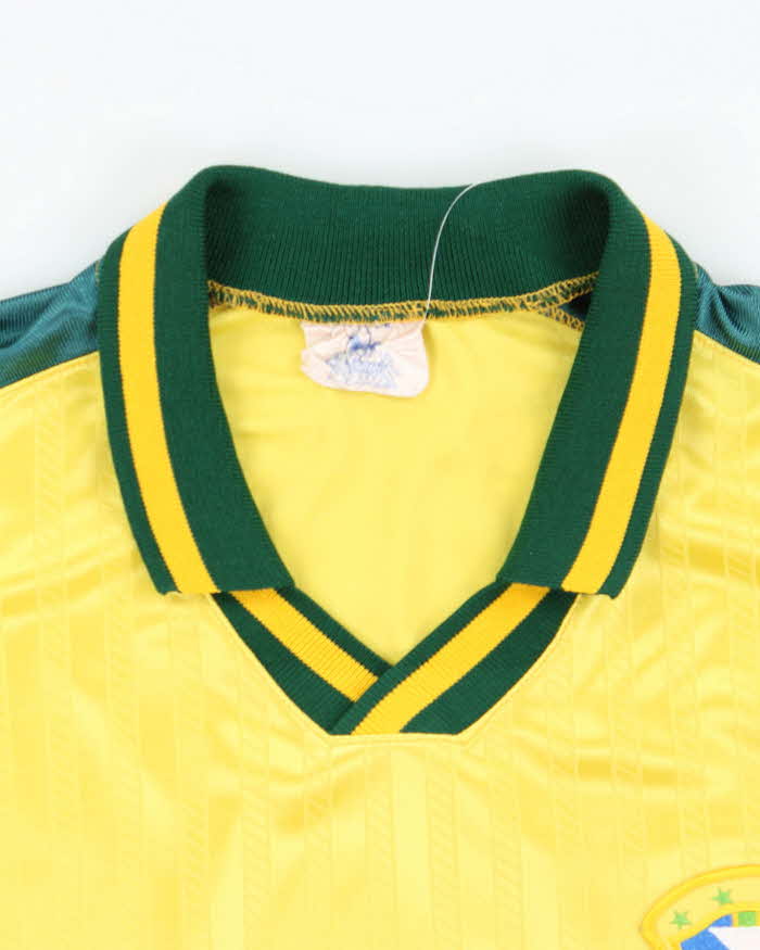 Vintage 90's Brazil Oversized Football Jersey - L