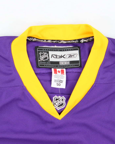 Vintage LA Kings NHL Crown Logo Retro Hockey Jersey - XL