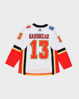 Vintage Calgary Flames NHL Oversized Hockey Jersey - L