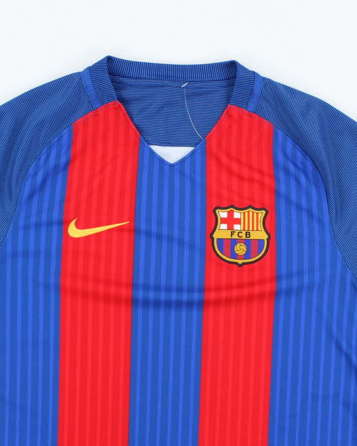 Nike Barcelona 2016/17 Home Football Shirt - L