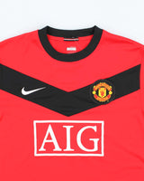 Nike Manchester United 2009/10 Home Football Shirt - L