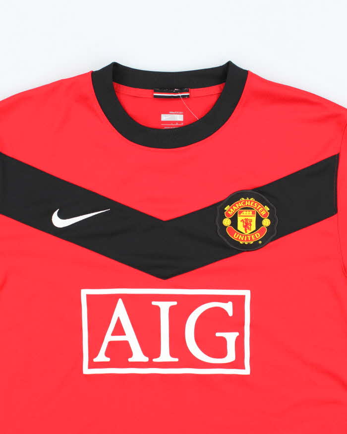 Nike Manchester United 2009/10 Home Football Shirt - L