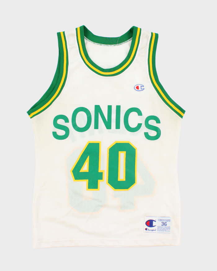 Vintage Champion Seattle Sonic NBA Basketball Jersey - M