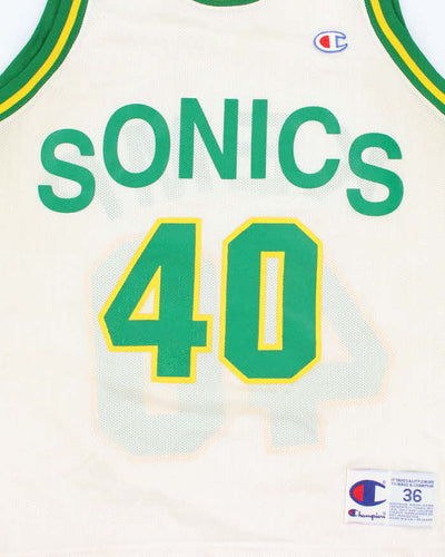 Vintage Champion Seattle Sonic NBA Basketball Jersey - M