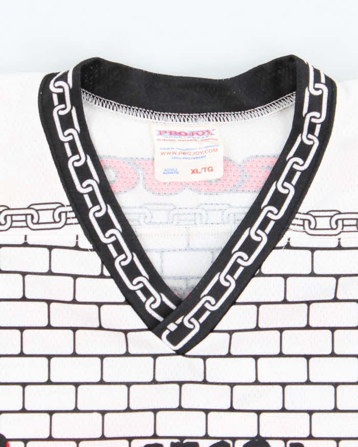 Vintage 90's West Coast Warriors Graphic Printed Hockey Jersey - XL