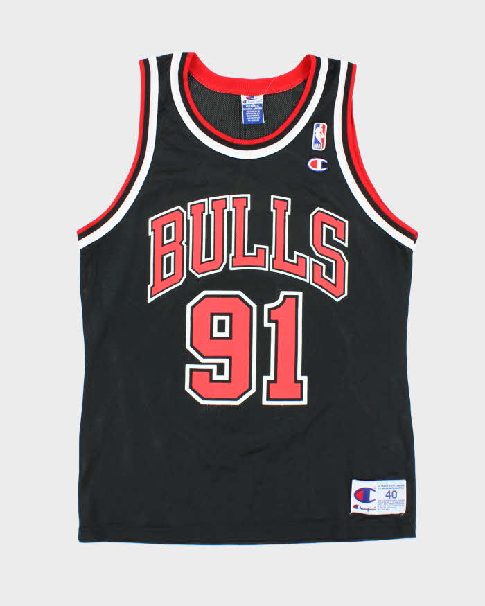 Vintage Champion Chicago Bulls Basketball NBA Jersey - L