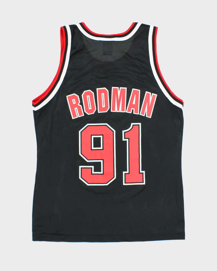 Vintage Champion Chicago Bulls Basketball NBA Jersey - L