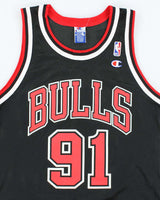 Vintage Champion Chicago Bulls Basketball NBA Jersey - L