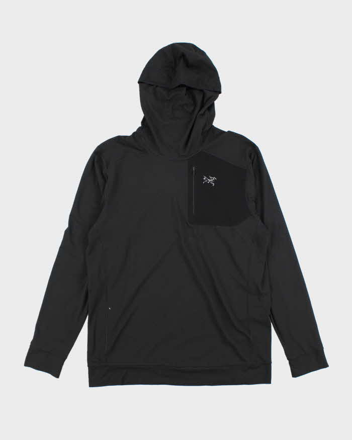 Vintage Arc'teryx Lightweight High Neck Pull Over Hoodie - M