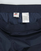 Men's Nike Side-Snap Navy and Olive Tracksuit Bottoms - L