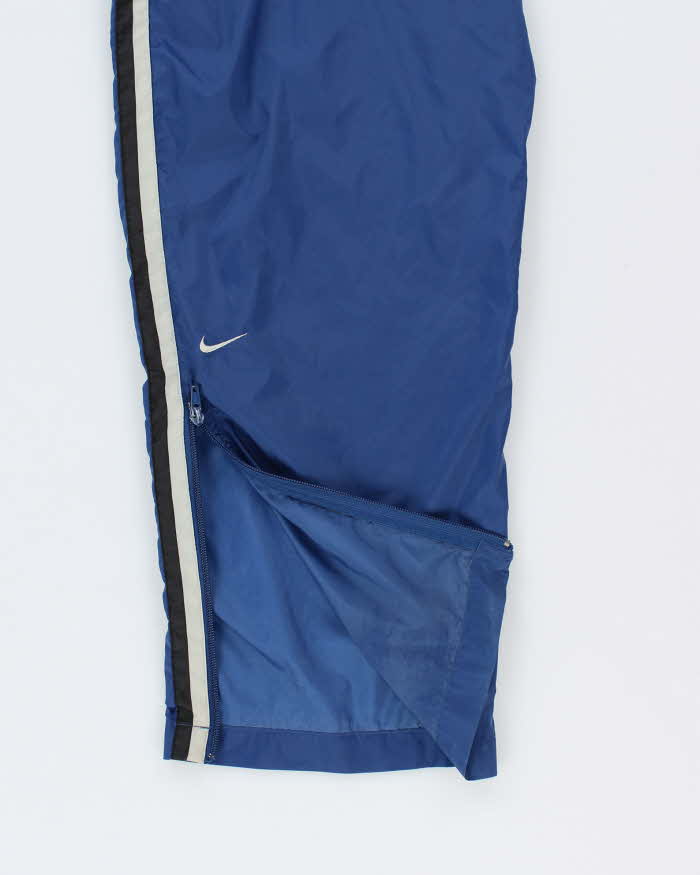 Men's Nike Blue Side Stripe Tracksuit Bottoms - L