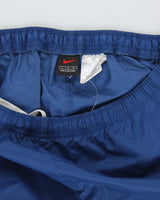 Men's Nike Blue Side Stripe Tracksuit Bottoms - L