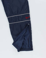 Men's Nike Navy Blue Tracksuit Bottoms - L