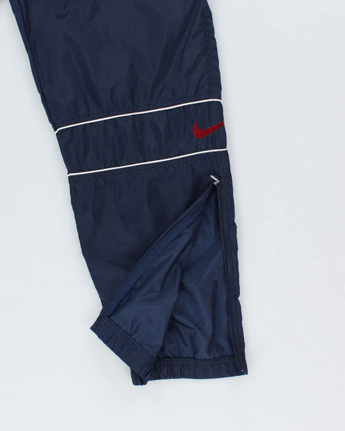 Men's Nike Navy Blue Tracksuit Bottoms - L