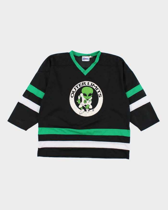 Vintage 90's Outer Limits Alien Graphic Hockey Jersey - XL