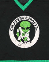 Vintage 90's Outer Limits Alien Graphic Hockey Jersey - XL