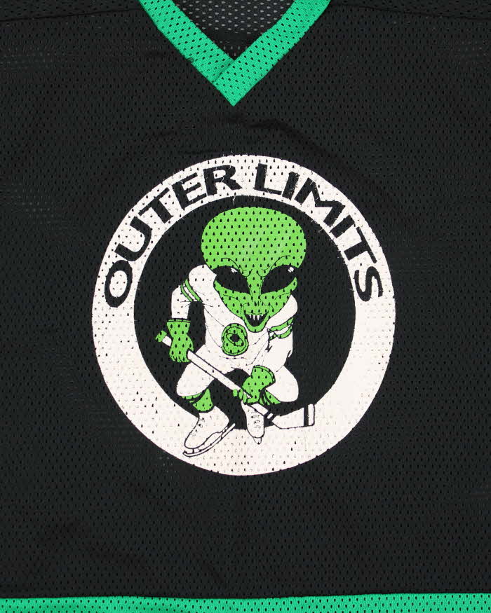 Vintage 90's Outer Limits Alien Graphic Hockey Jersey - XL