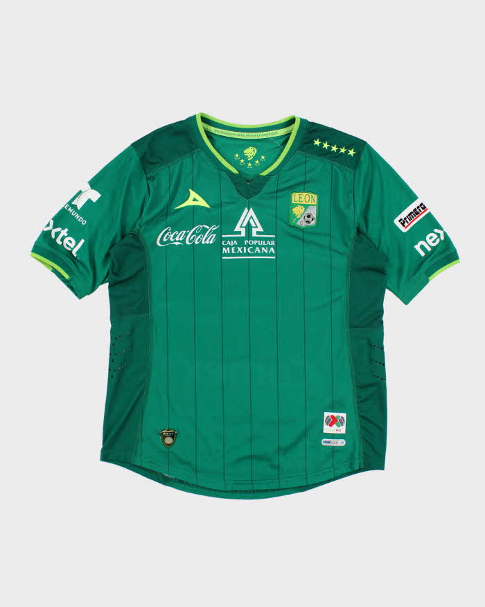 Vintage Club Leon Mexico Home Football Shirt - M