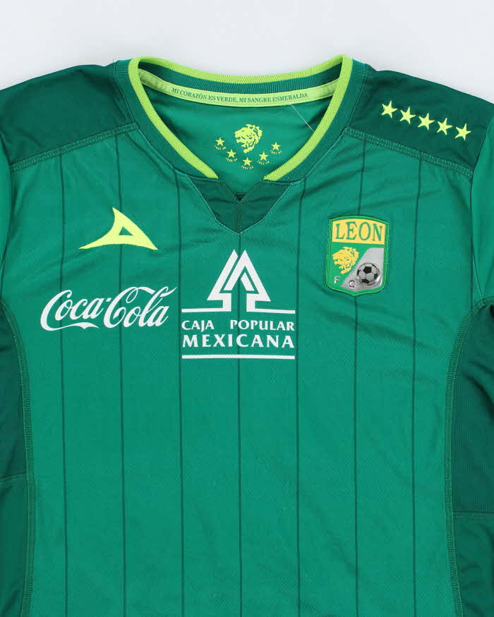 Vintage Club Leon Mexico Home Football Shirt - M